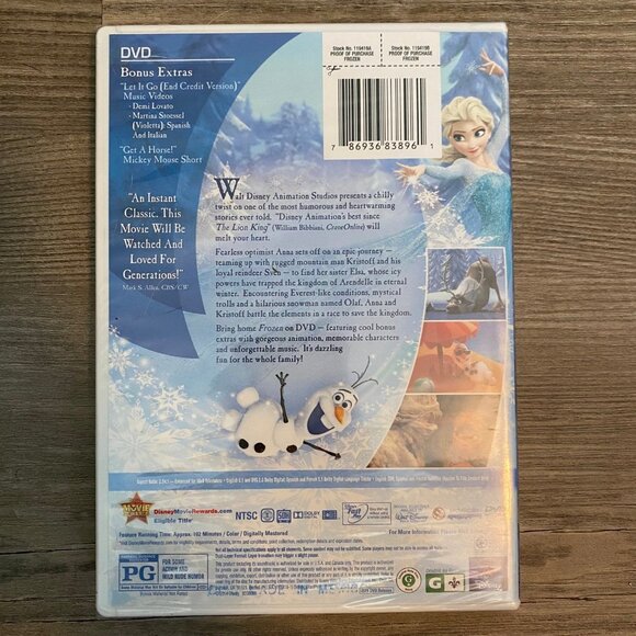 Disney DVD Lot of 3 Childrens Movies - The Search for Santa Paws, Coco, Frozen - Picture 9 of 12